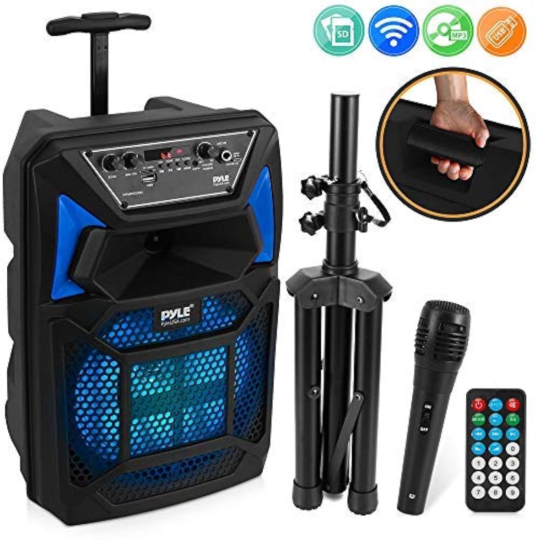 Parlante Portátil con Bluetooth PYLE-PRO PPHP82SM