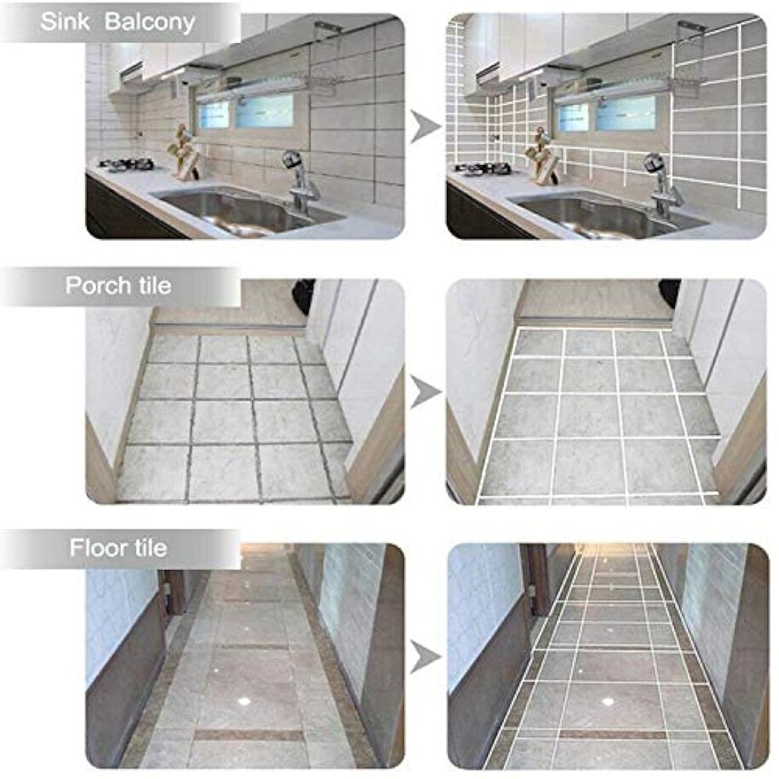Herramientas de calafateo de silicona 3 en 1