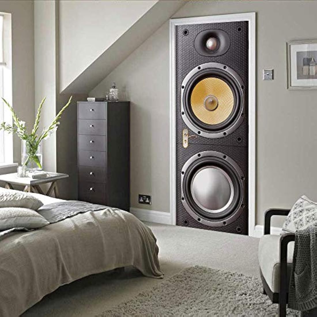 Pegatinas decorativas autoadhesivas para puerta(30.3 x 78.7)