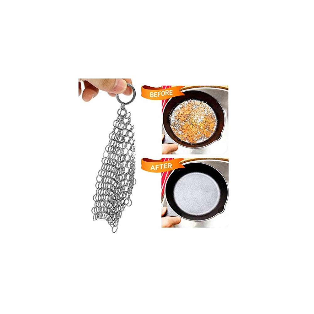 Esponjas de Limpieza de Acero Inoxidable NUTRICHEF NCCISSC84