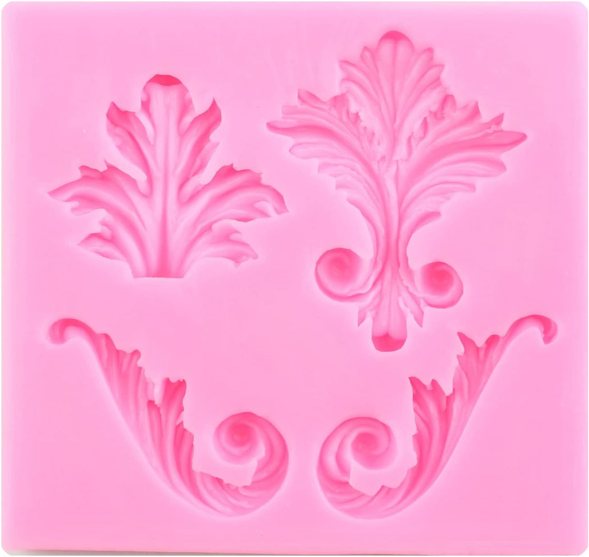 MYPRACS Molde de fondant barroco para fondant 3D esculpidos