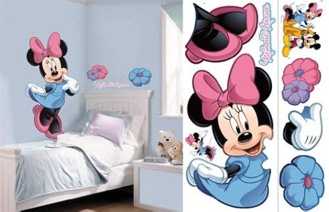 RoomMates - Adhesivo decorativo para pared, de Minnie Mouse