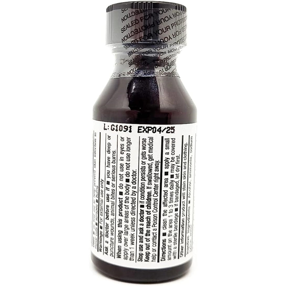 Suplementos Tintura de IODINE Descolorizado Blanco Claro