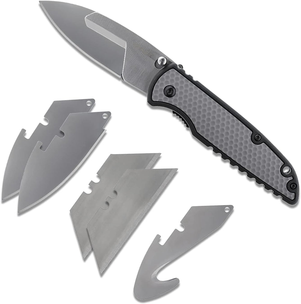 Cuchillo plegable de hoja reemplazable