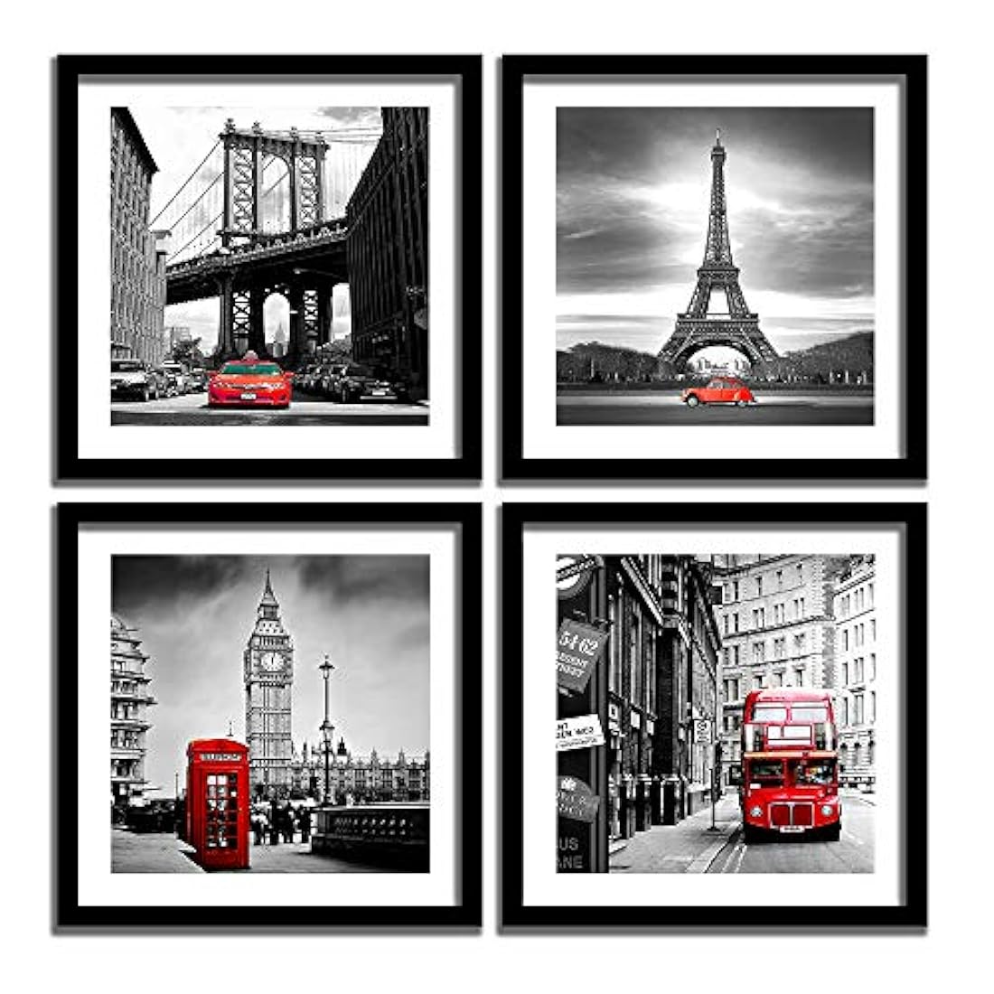 piezas de arte de pared enmarcado