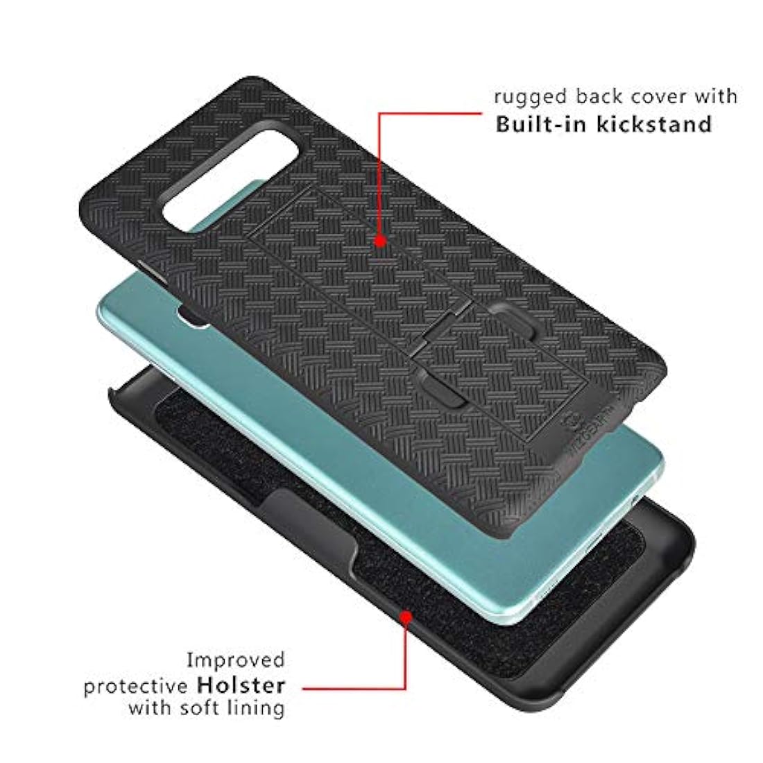 Funda Samsung Galaxy S10 Plus Holster, WizGear