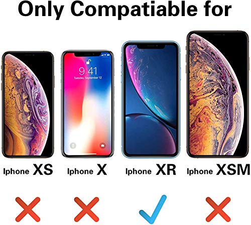 OTOFLY - Funda protectora de goma de silicona suave de alta calidad, compatible con Apple iPhone XR de 6.1 pulgadas (gris espacial)