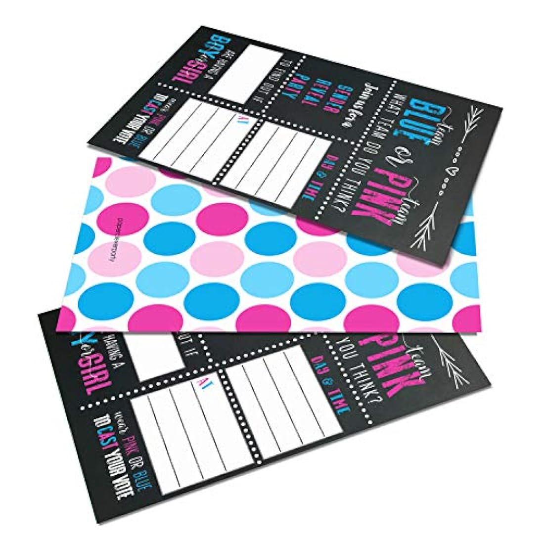 tarjetas de invitacion de revelacion de género