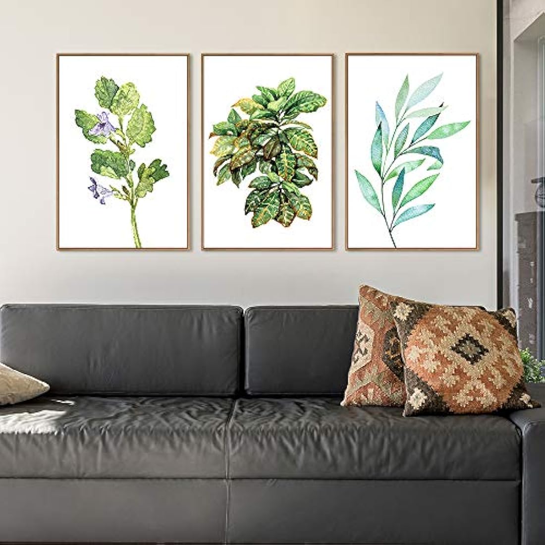 NWT - Lienzo enmarcado de paisaje abstracto