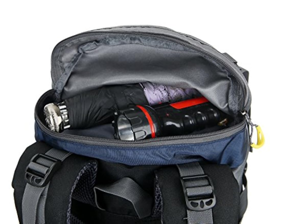WoneNice Mochila de senderismo impermeable de 50 l