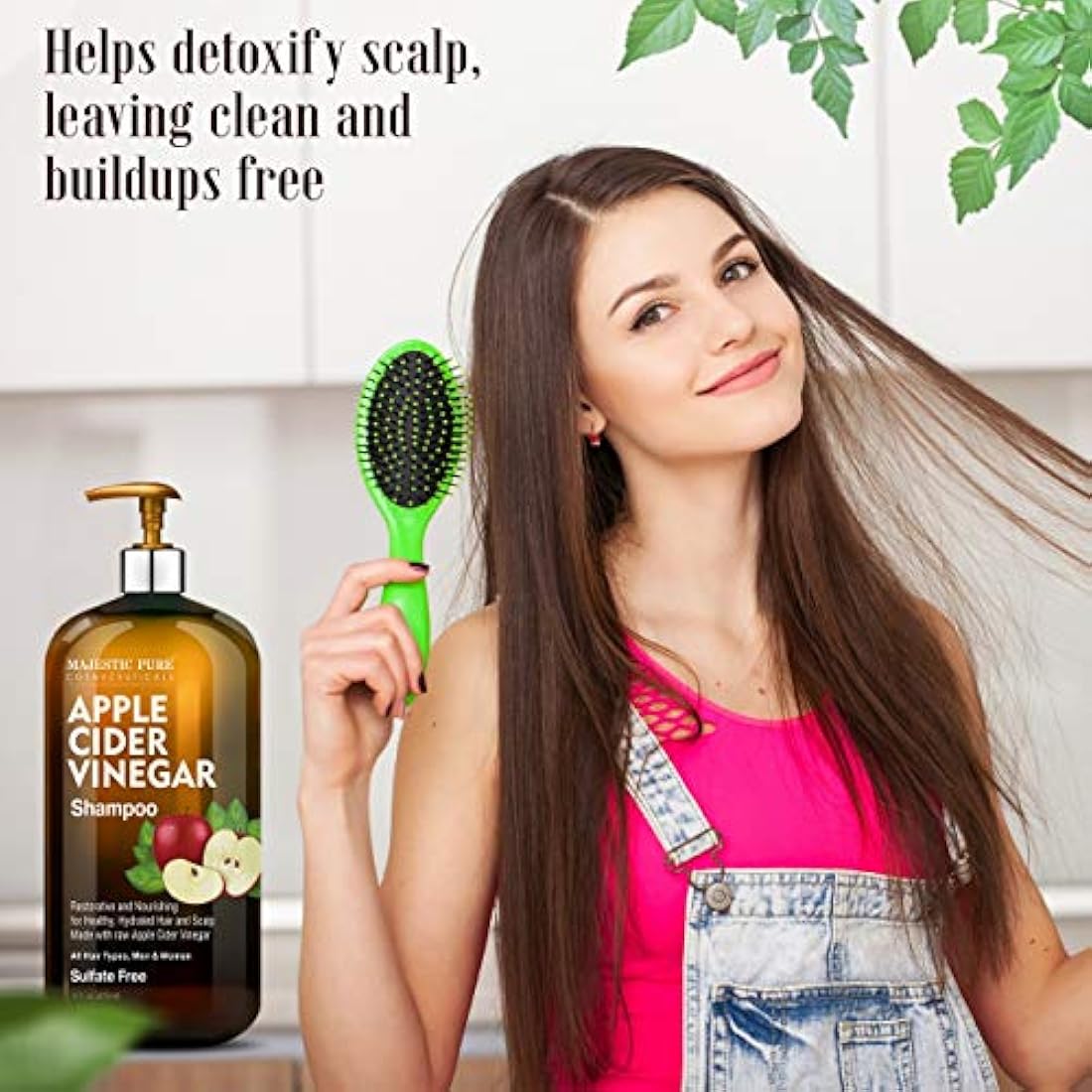 Champú de vinagre de sidra de manzana MAJESTIC PURE