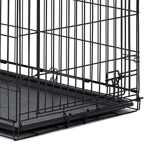 Caja de metal plegable para perros de 24