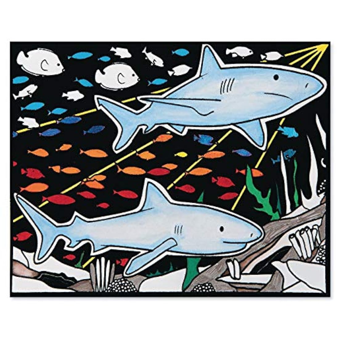 Terciopelo Arte Tiburones. carteles