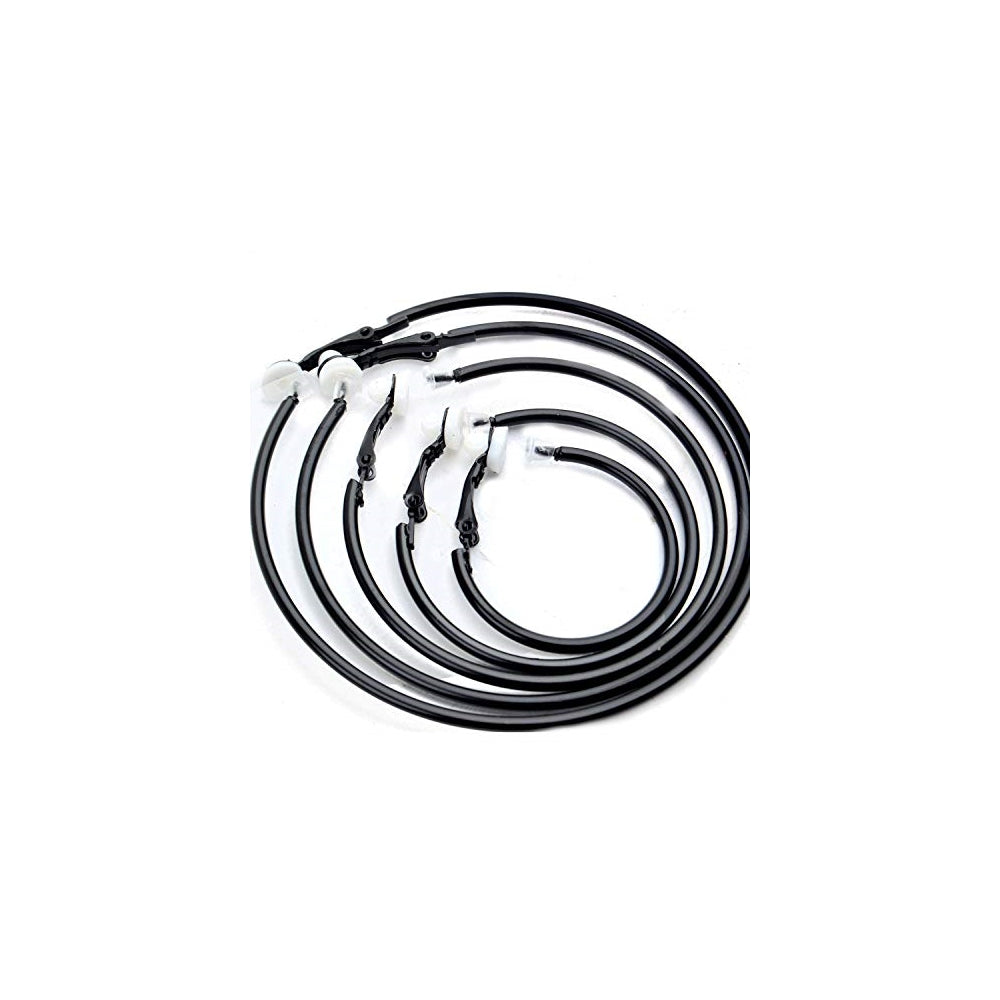 Aretes de clip para mujer 5 pares