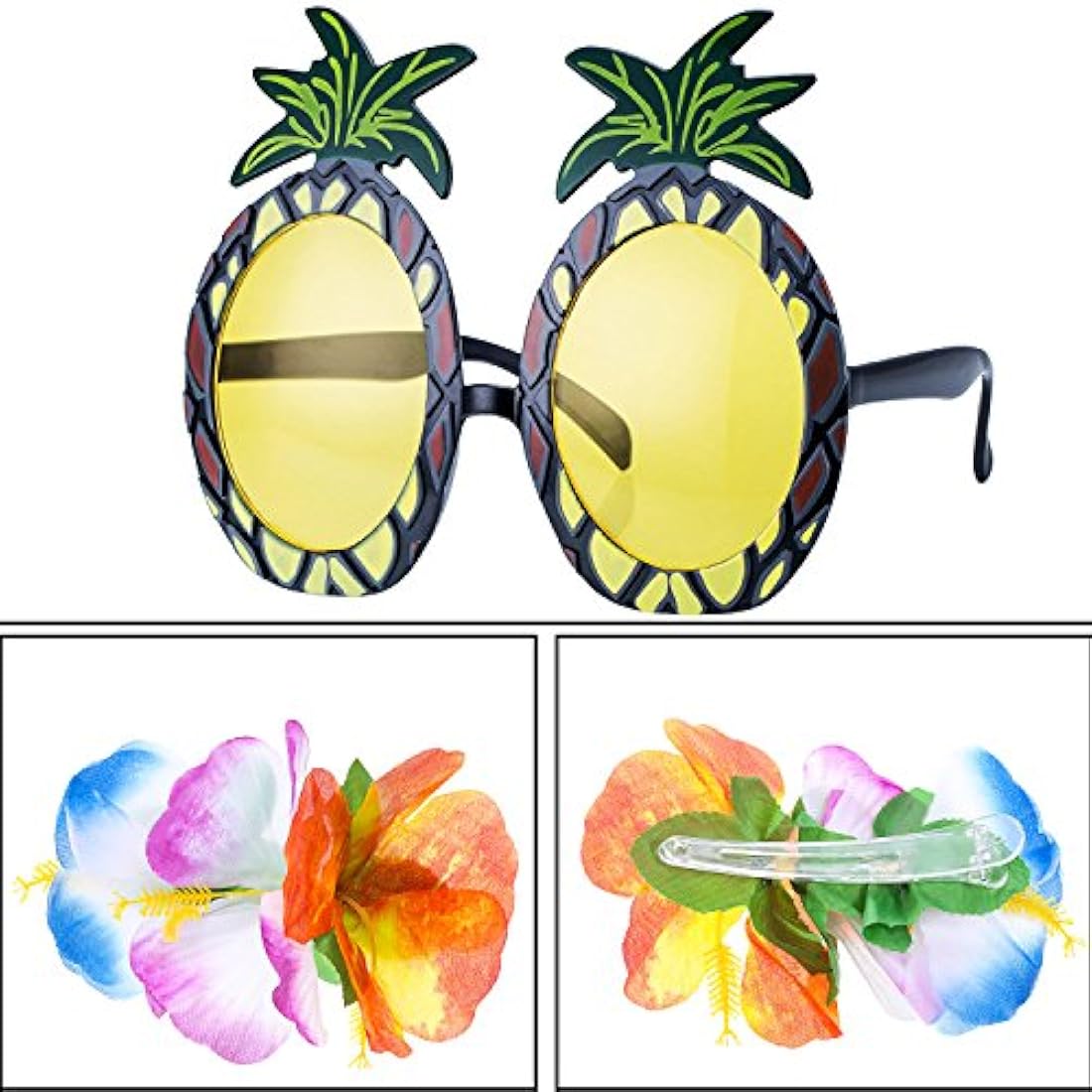 Disfraces Juego de 8 piezas de falda hawaiana