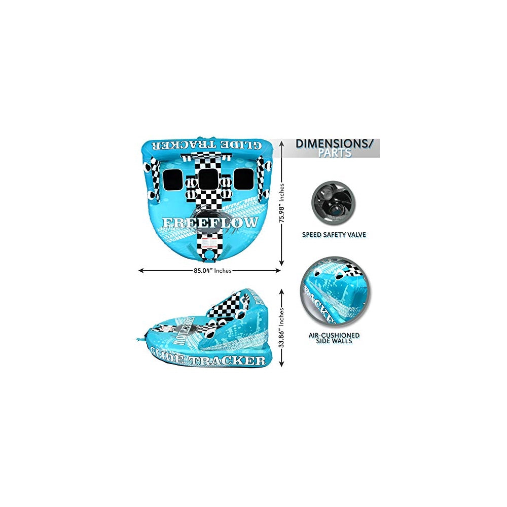 Balsa o tubo inflable de remolque SereneLife SLTOWBL30