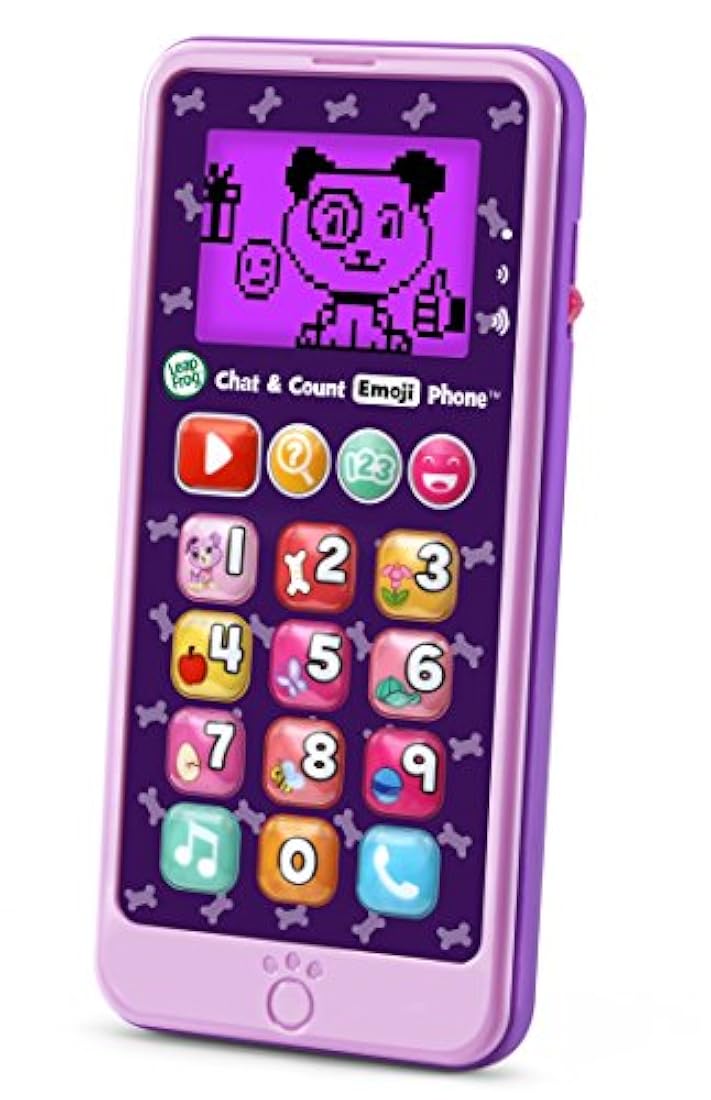 Teléfono, Púrpura Leapfrog Chat y Conde Emoji