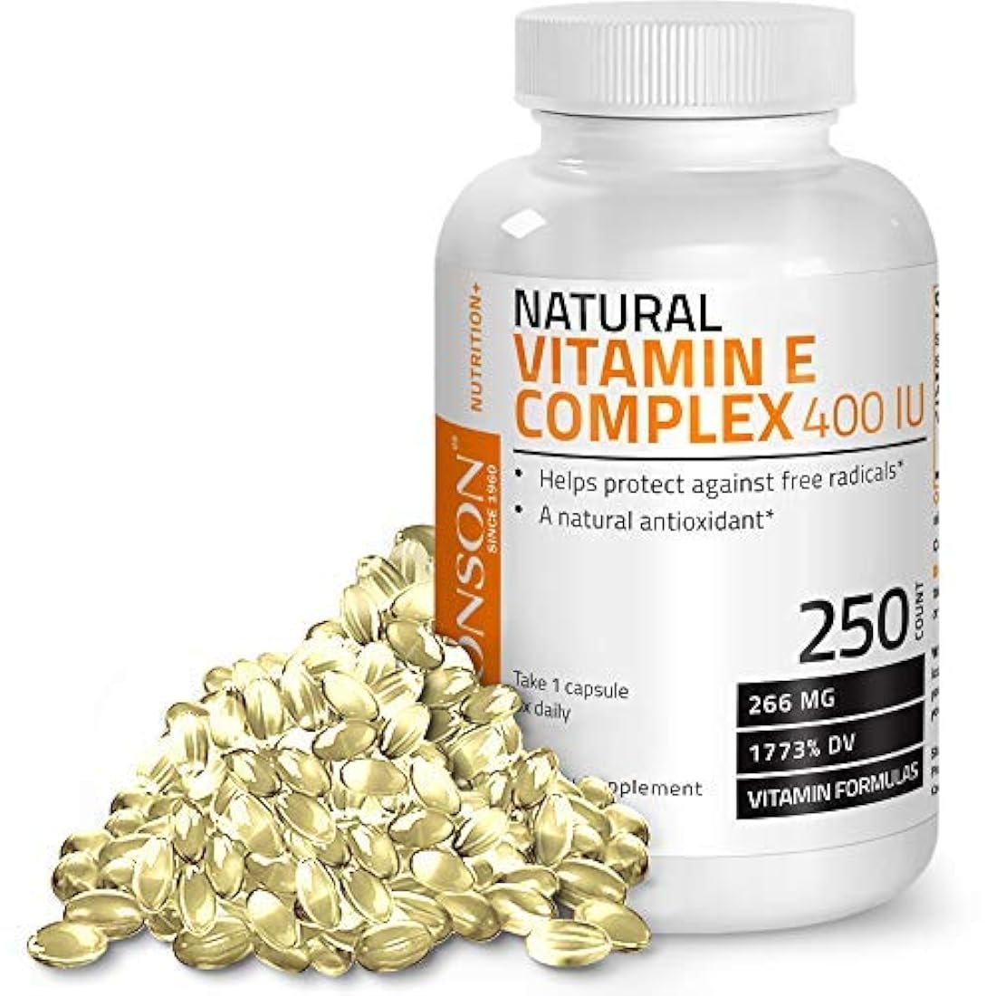 Compuestos Bronson con vitamina E natural 400 I.U.