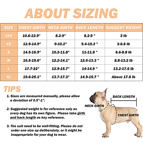 Camisa de recuperación de perro para cachorros, ropa protectora de heridas para animales pequeños