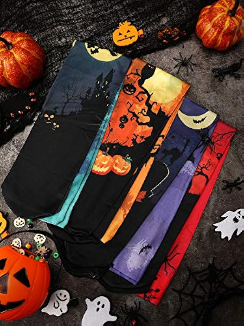 4 pares de medias largas de muslo para cosplay o festival.