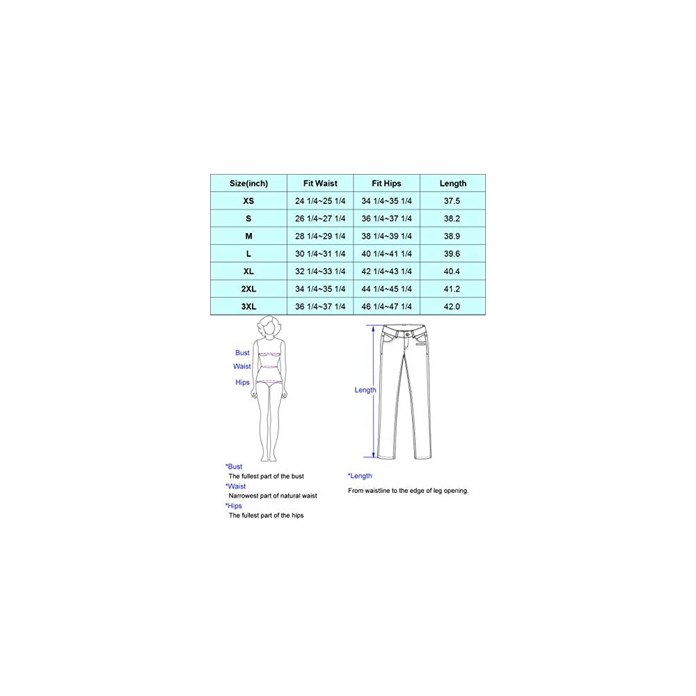 Pantalones de mujer con bolsillos, cintura alta Talla XS