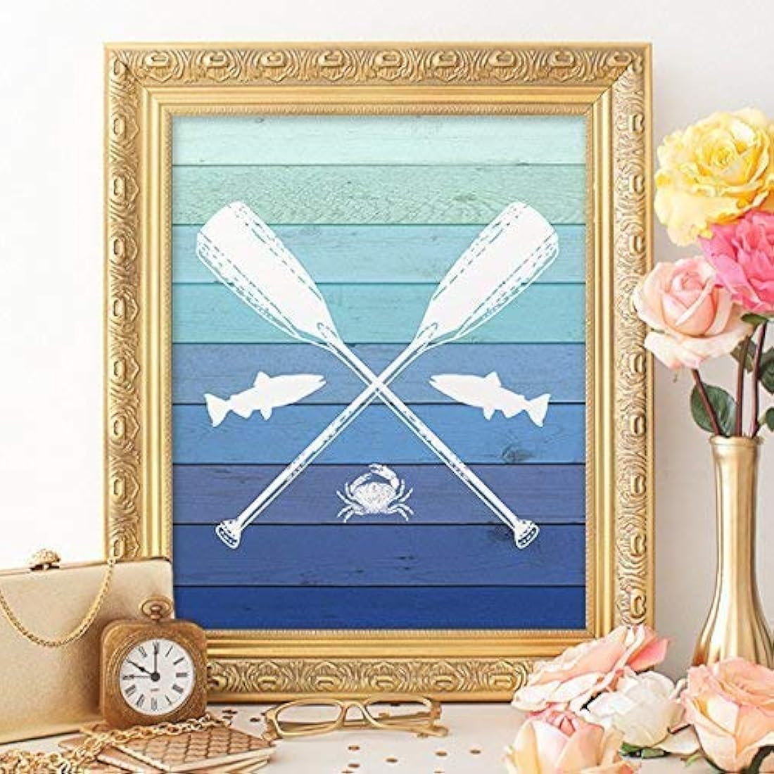 Impresiones de arte náutico juego de 3 Sin marco 8x10