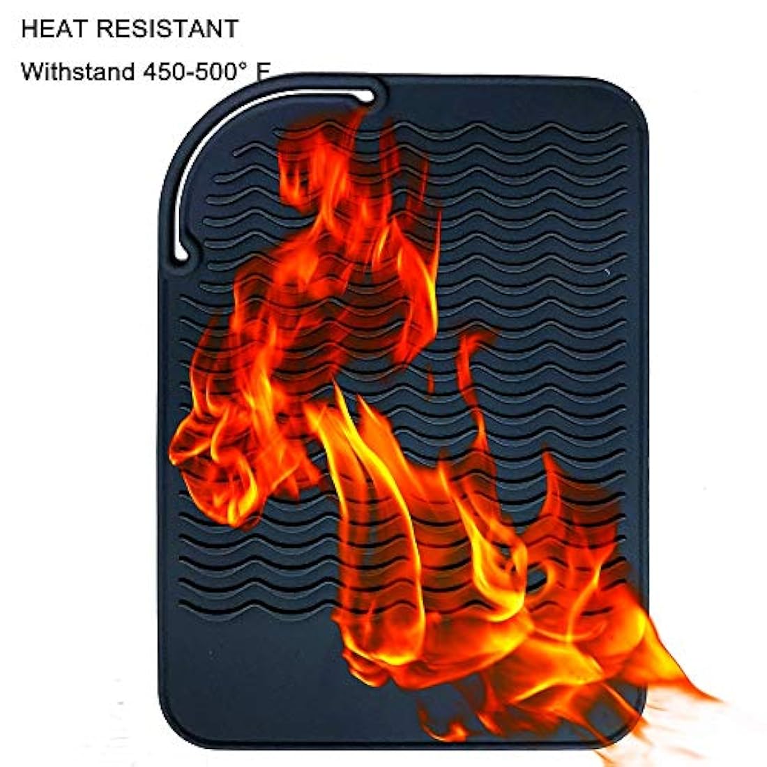 Alfombrilla de viaje de hierro plano para rizadores etc