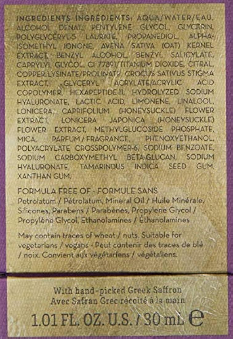 KORRES Krocus dorado natural Elixir de Azafrán sin edad