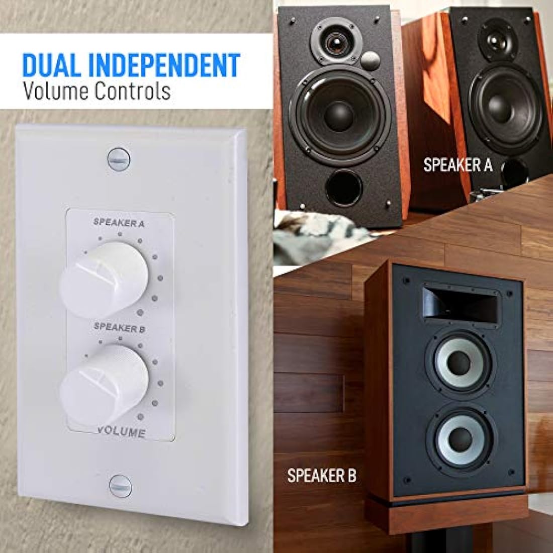 Parlantes tipo Control de volumen PYLE-HOME PVCD15