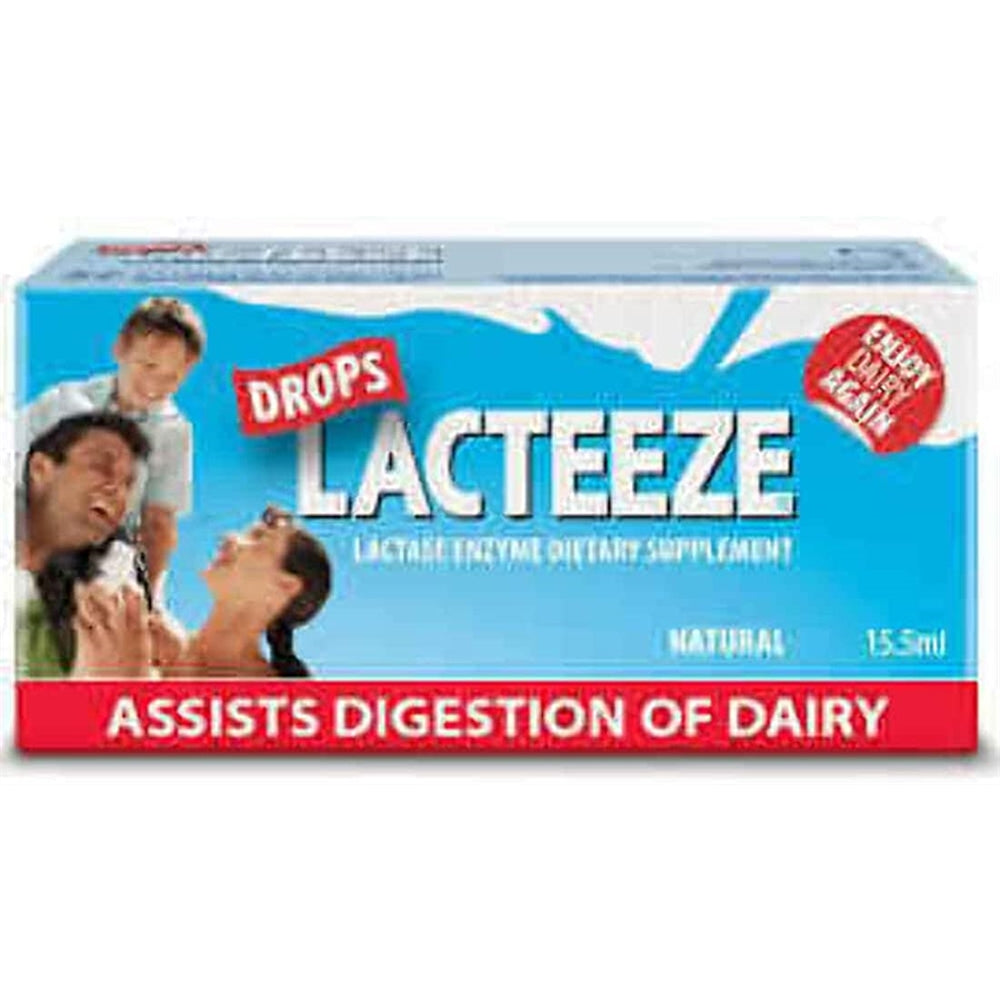 Suplementos Alimenticios Gotas de enzimas de lactasa 0.5 oz