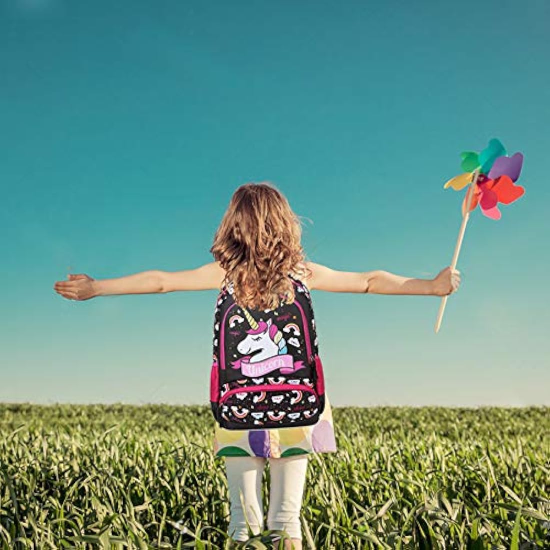 Juego de mochila para niñas con bolsa de almuerzo