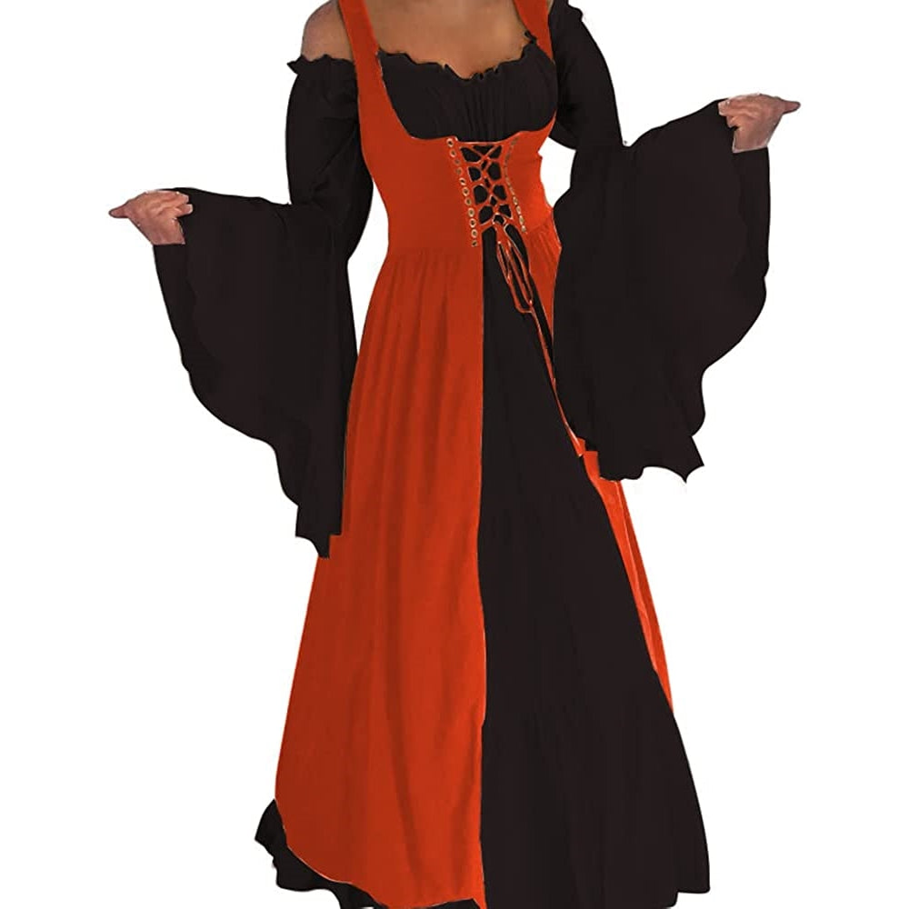 Disfraces de vestido tipo medieval rojo talla L