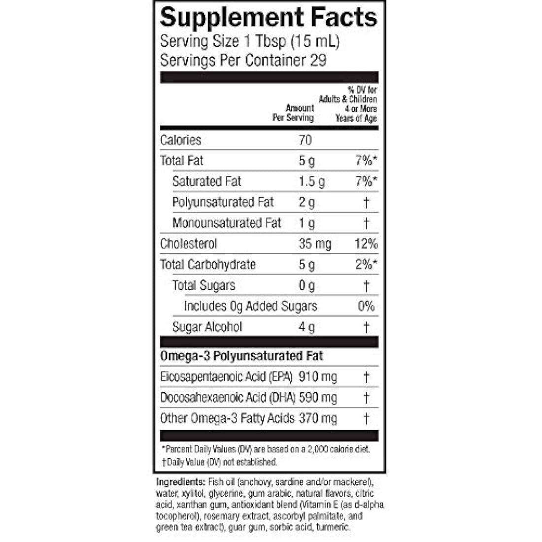 Aceite de pescado de alta potencia