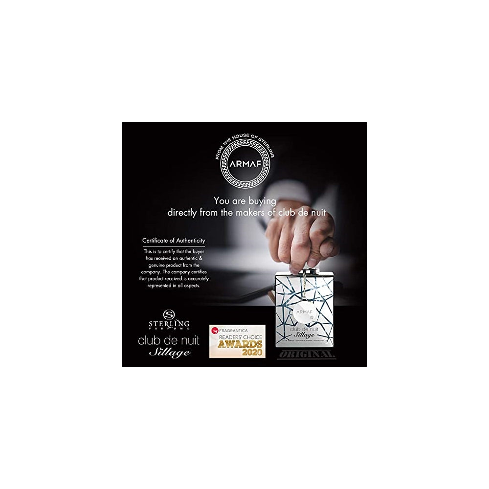 Perfumes Armaf Club De Nuit Sillage en aerosol unisex,