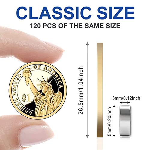 DIYMAG Imanes pequeños, 120 imanes de refrigerador