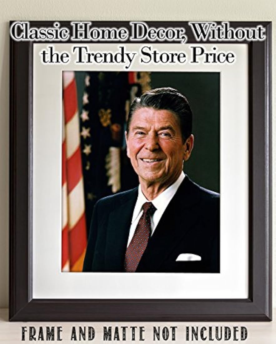 Fotografía oficial del presidente Ronald Reagan -