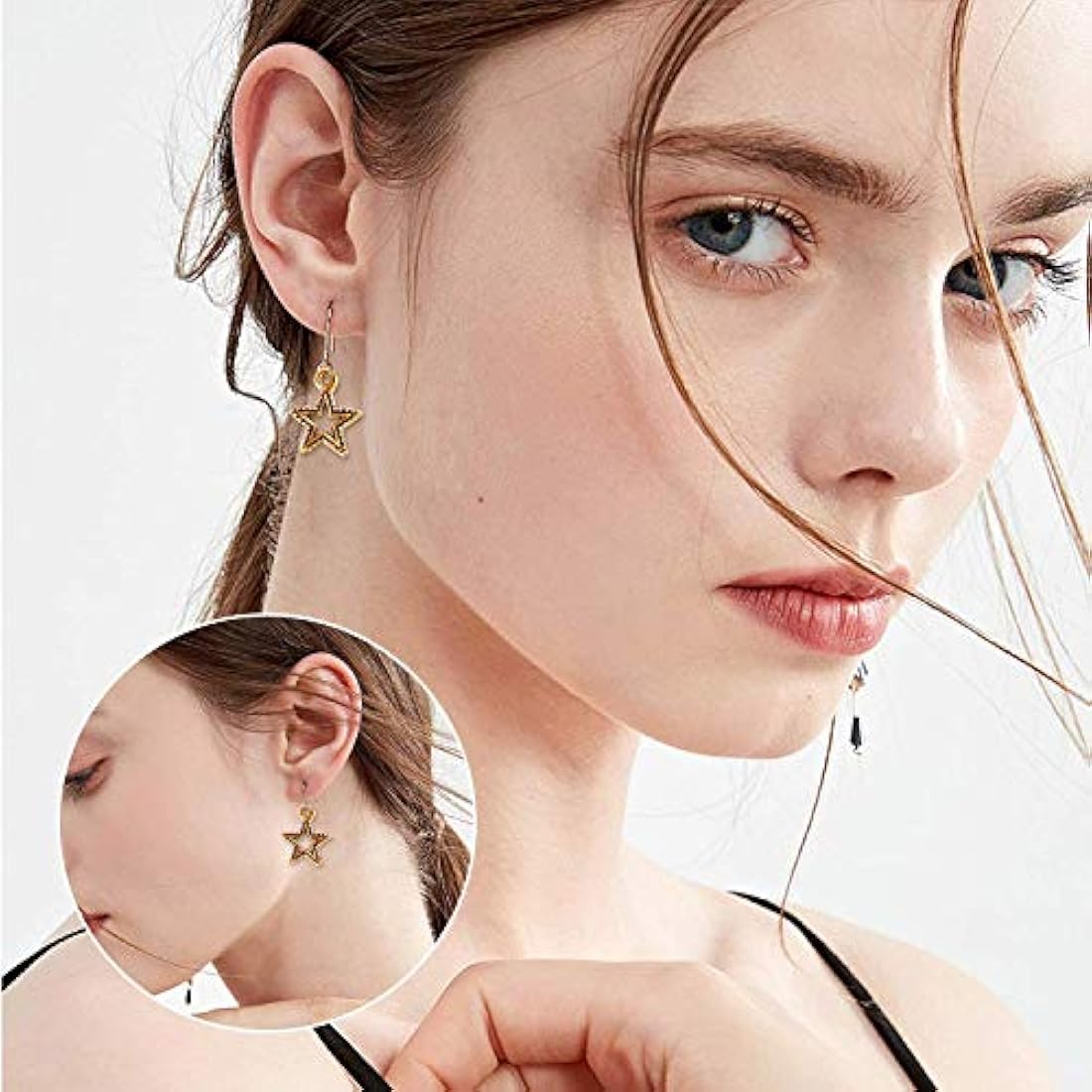 Dijes y Medallas abalorios de esmalte chapado en oro