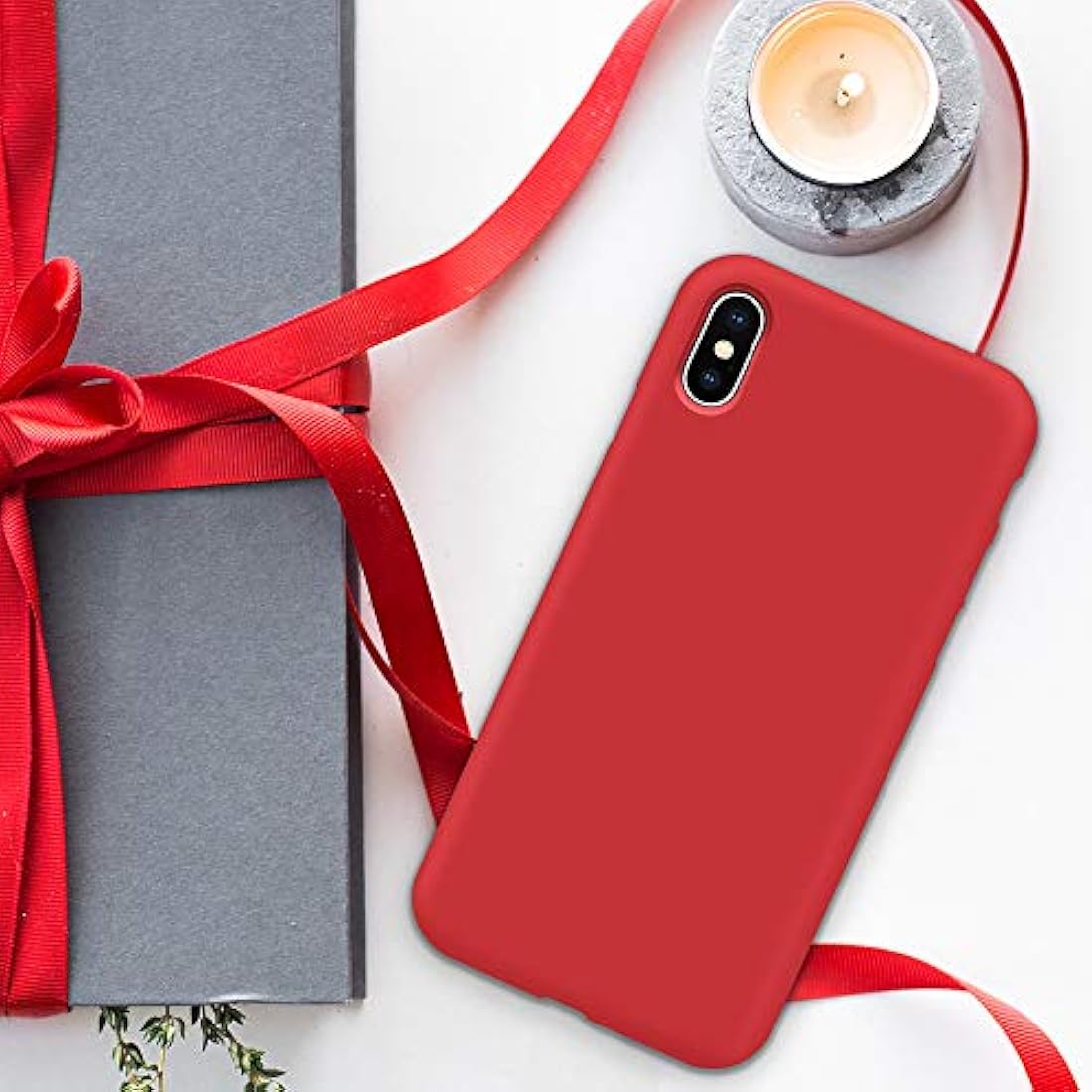 Surphy - Funda de silicona para iPhone X y iPhone Xs