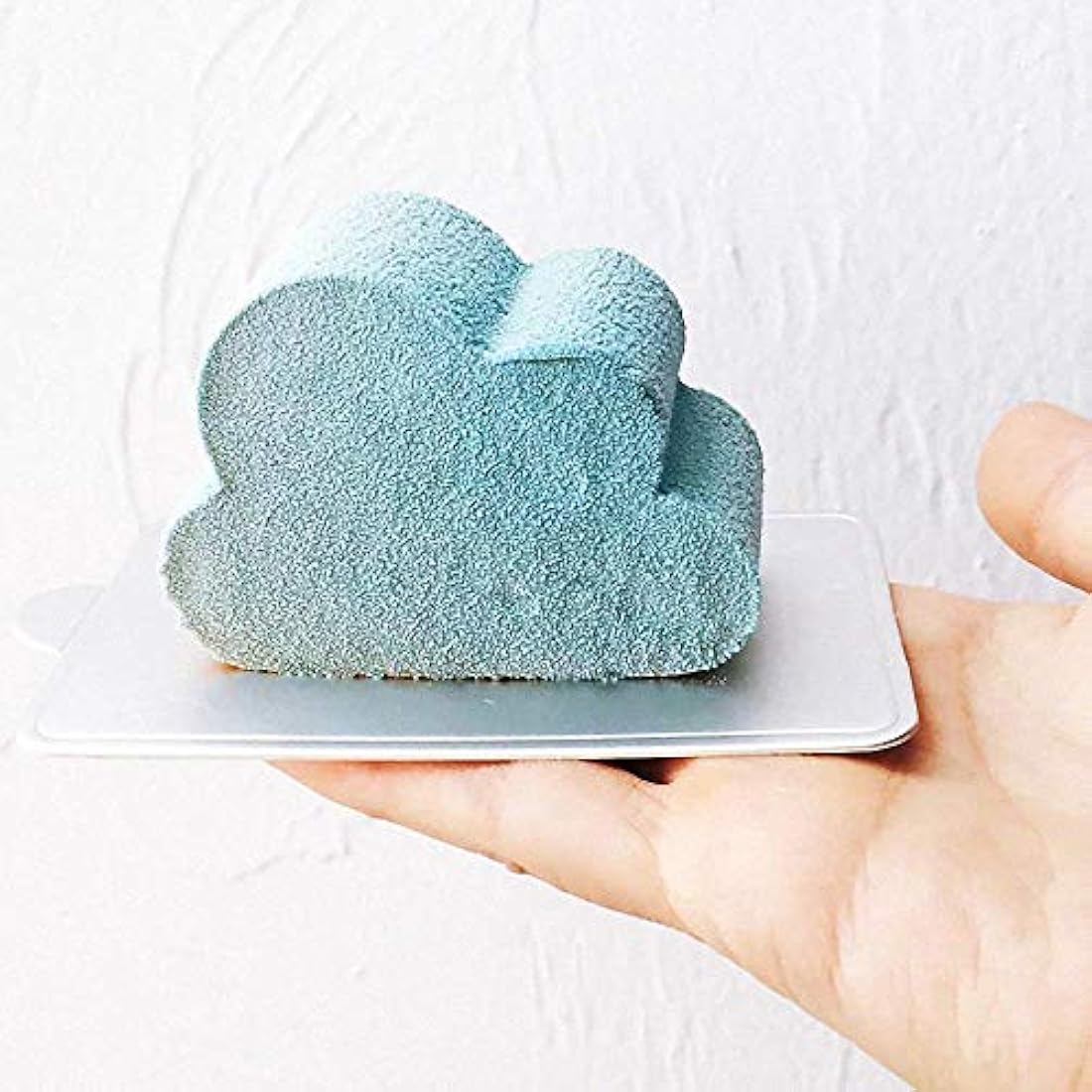 MoldFun Cloud Moldes de silicona para chocolate, caramelo, gelatina, gelatina, gelatina, gelatina, molde para tartas, jabón, bomba, baño, cera, fundida, yeso, bandeja de cubitos de hielo