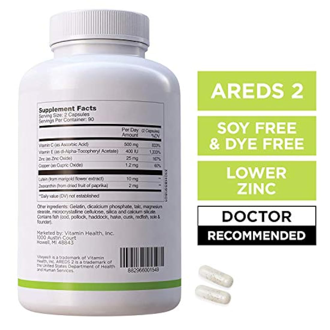 VITEYES® AREDS 2 Cápsulas 1