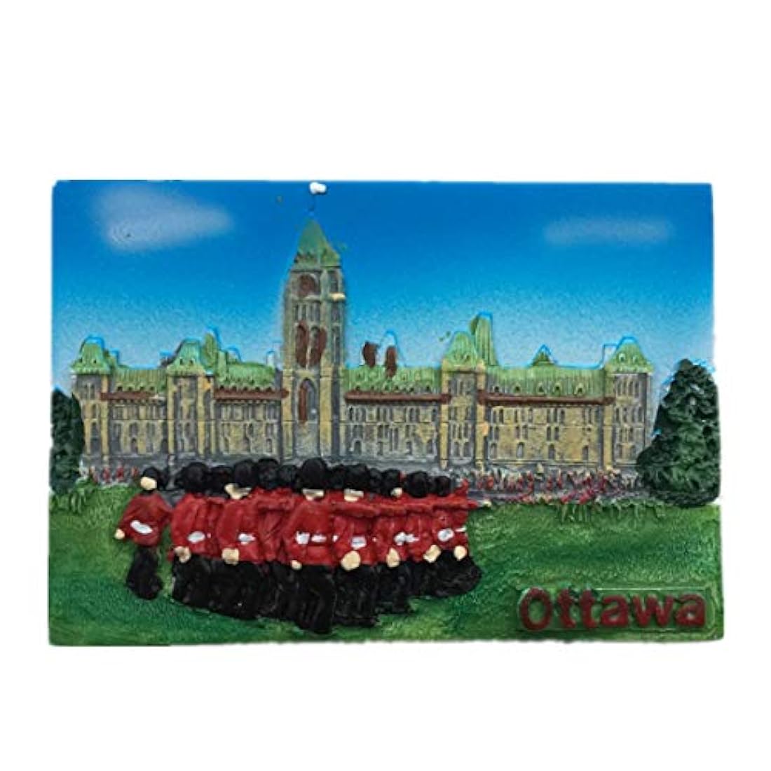 Imán de nevera de Ottawa - Canadá en resina 3D,