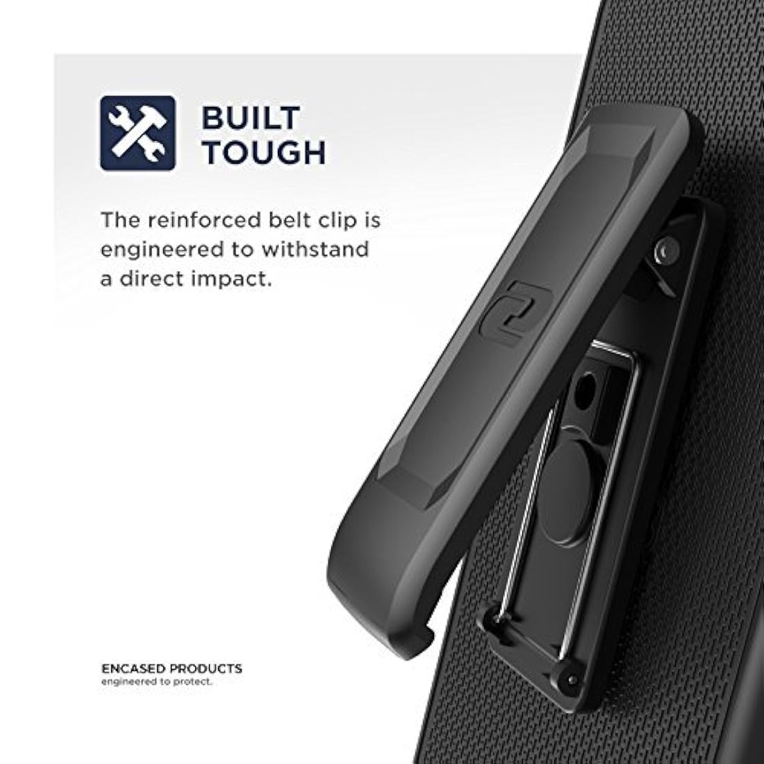 Funda con pinza para cinturón, recubiertas