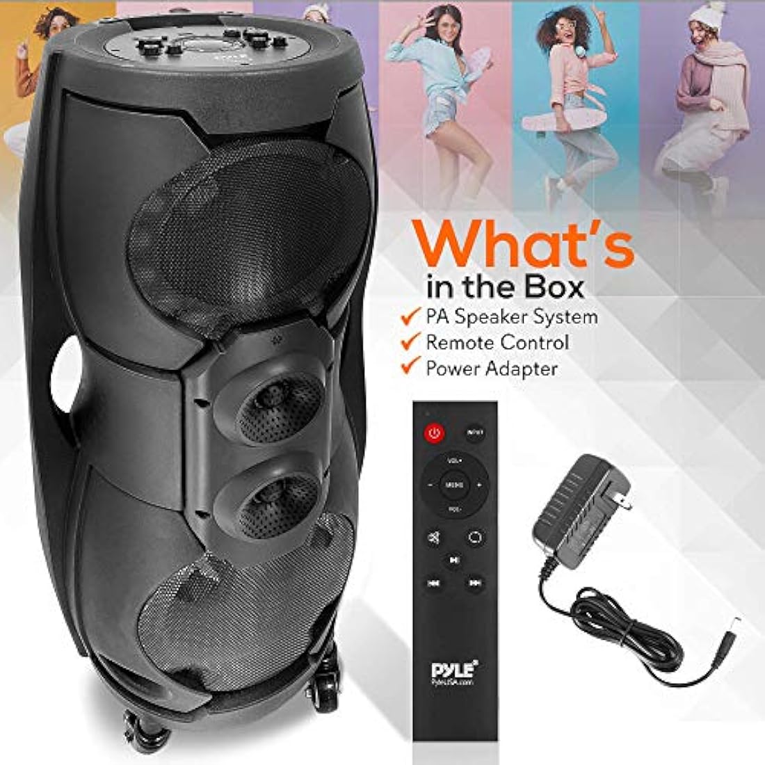 Parlante Portátil con Bluetooth de 1000 W PYLE-PRO PPHP82LB