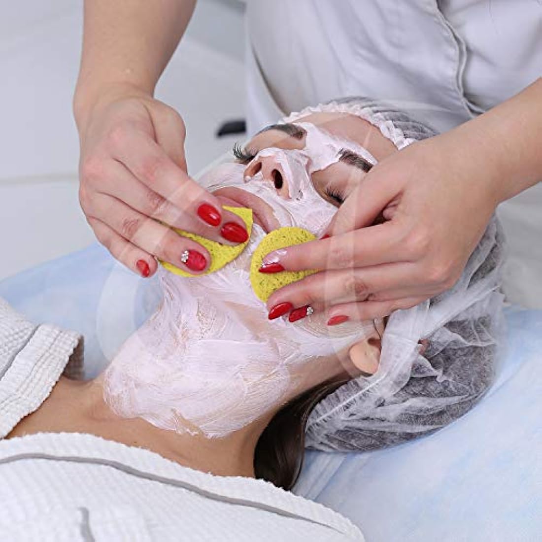 Apariencia Esponjas faciales celulosa naturales comprimidas