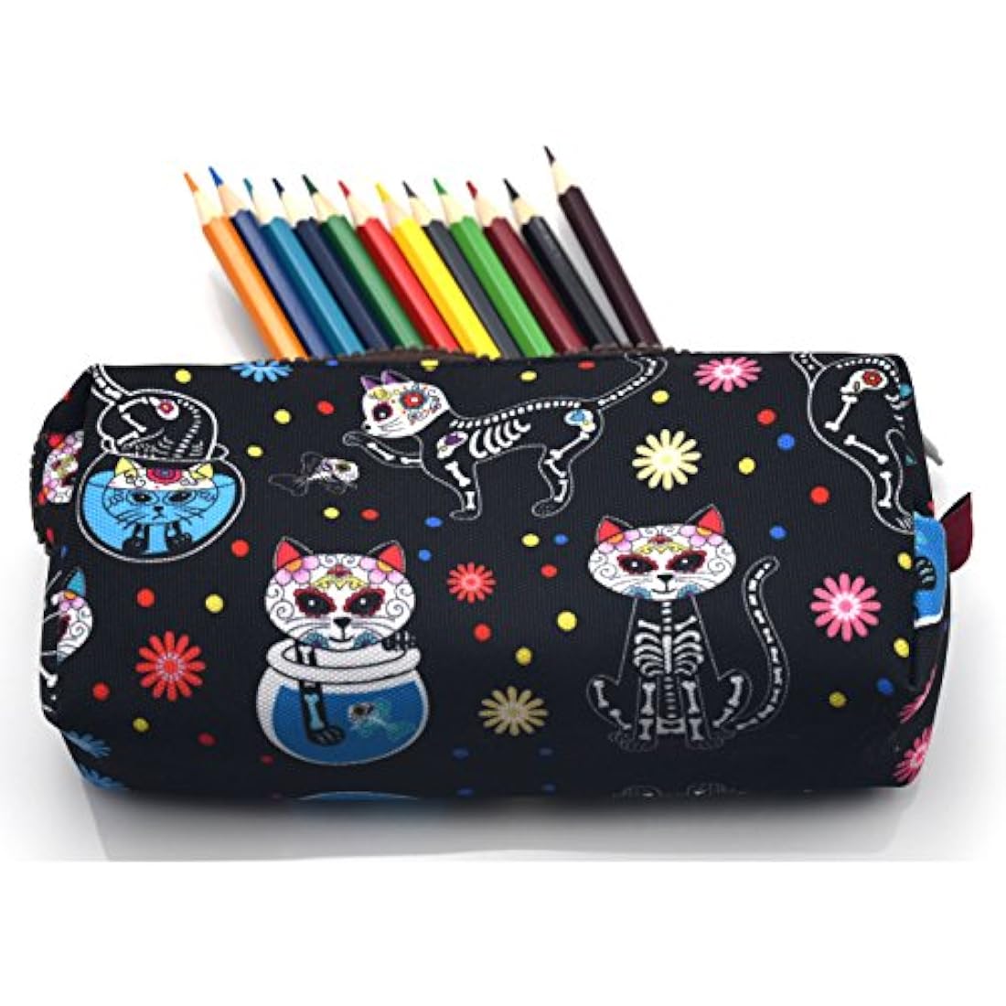 estuche Dia de los muertos con cierre de LParkin