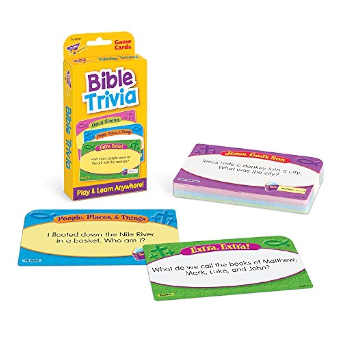 Trend Enterprises tarjetas con trivias sobre la biblia