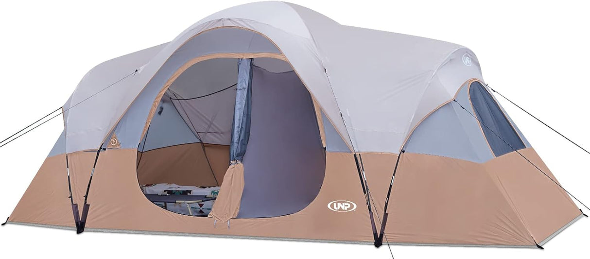 Tienda UNP Carpa Familiar 10 Personas, 2 Habitaciones, Impermeable