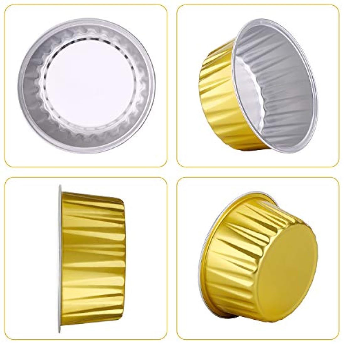 Moldes para cocina Moldes de aluminio para cocinar, 5 onzas
