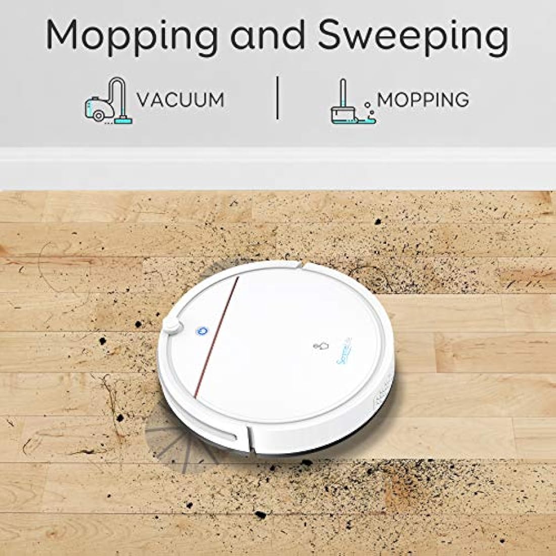 Aspiradora Robot blanca PYLE-HOME PUCRCX10