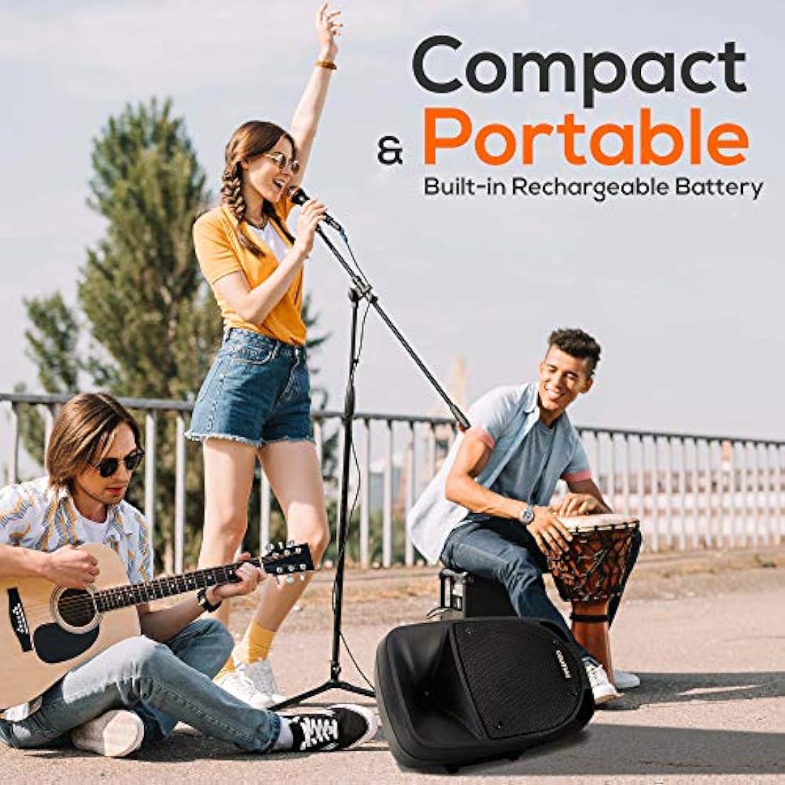 Parlante Portátil con Bluetooth PYLE-PRO PSBT125A